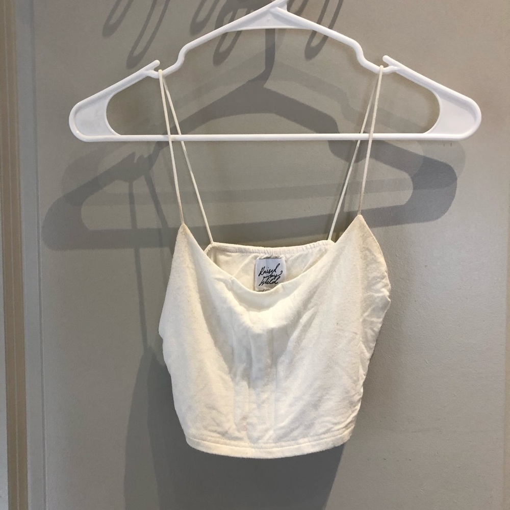 cropped stringy tank